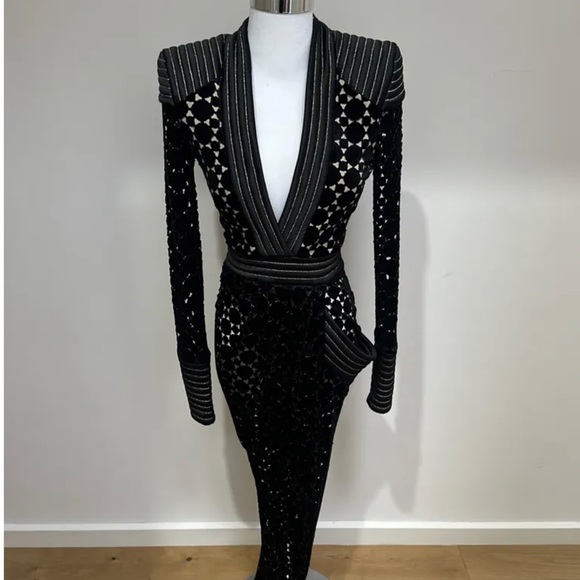 Zhivago Shadow Lounge gown Size 4/small - Picture 5 of 10